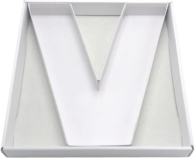 12" Fillable Cardboard Letter Charcuterie Gift Cupcake Box With Cover Sweets Packaging (V)