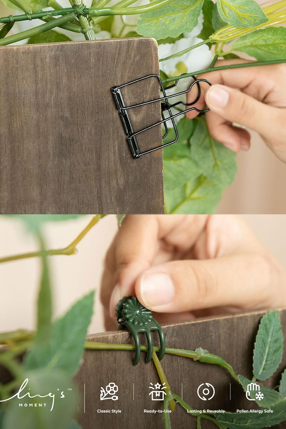 Ling's moment 2pcs Wedding Flowers Garland Artificial Floral Swag Arch Decorations Greenery Arrangements Orange & Teal Ceremony Reception Garden Easel Wall Entryway Outdoor Board(NOT Include Sign)