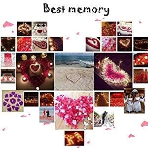 ocharzy 1000pcs Rose Petals Artificial Silk Flower Rose Petals for Wedding Decorations,Romantic Night,Valentine's Day,Parties,Events(Separated, B-Gradient Pink)
