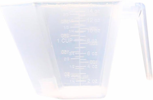 2 Cup LONG Handle (1 Pint | 16 Oz. | 500 mL) Scoop for Measuring Coffee, Pet Food, Grains, Protein, Spices and Other Dry Goods (Pack of 1)