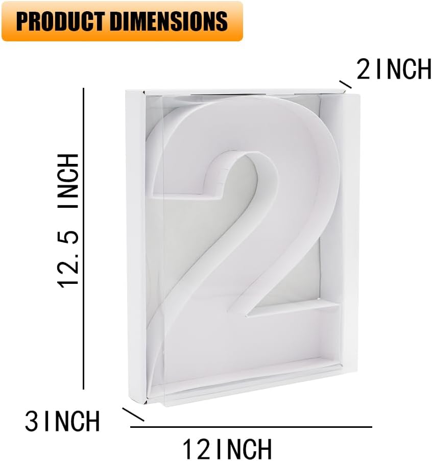 12" Fillable Cardboard Letter Charcuterie Gift Cupcake Box With Cover Sweets Packaging (2)