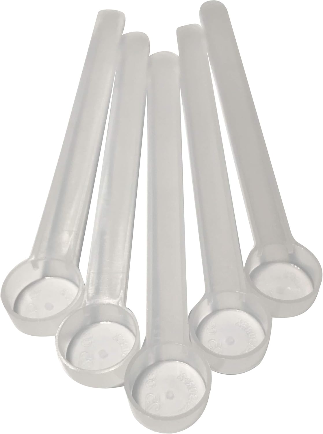 1/4 Teaspoon (1.25 mL) Long Handle Scoop for Measuring Coffee, Pet Food, Grains, Protein, Spices and Other Dry Goods (Pack of 5)