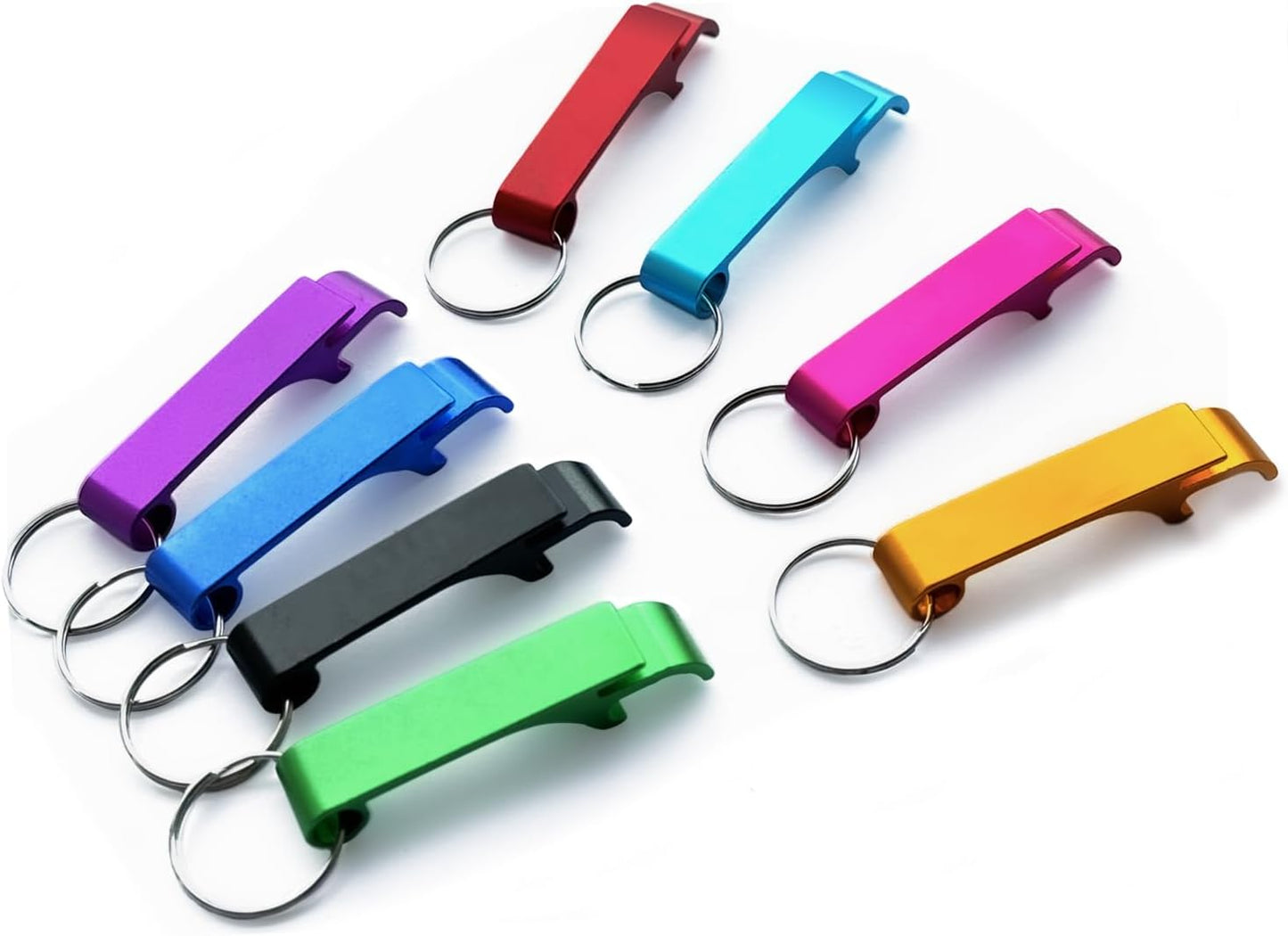 100pcs Personalized Wedding Favors Bottle Opener with Logo Text for Men Women, Wedding Favors For Guests Bulk,Engraved Aluminum Keychain Party Holiday Father's Day Graduation Favors