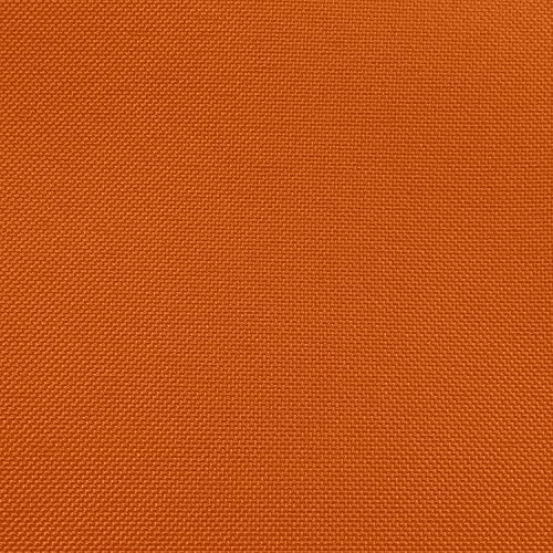 Ultimate Textile Pleat Polyester Fabric Table Skirt - Machine Washable Flame Resistant with Clips for Events, Weddings & Trade Shows, Cut & Sewn in Paterson, NJ - Orange, 17' Shirred Pleat