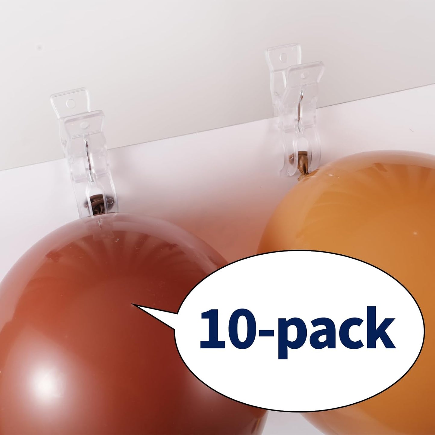 10pcs Balloon Arch Clips, Plastic Spring Garland Clamps Transparent Heavy Duty Clips for Balloon Arch Photography Wedding Engagement Backdrop Crafts Decoration