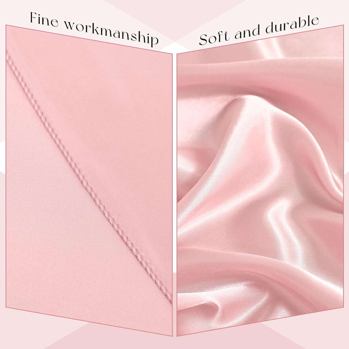 10 Packs Satin Tablecloth 120 Inch Rose Gold Round Table Cloth Silk Tablecloth Smooth Fabric Overlay Satin Table Cover Decoration for Wedding Party Banquet Events