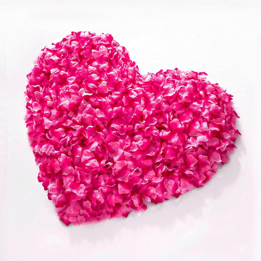 1000Pieces Rose Petals, Artificial Flower Petals Fake Rose Petals for Romantic Night,Wedding,Proposal Anniversary Flower Decorations(Peach Gradient)