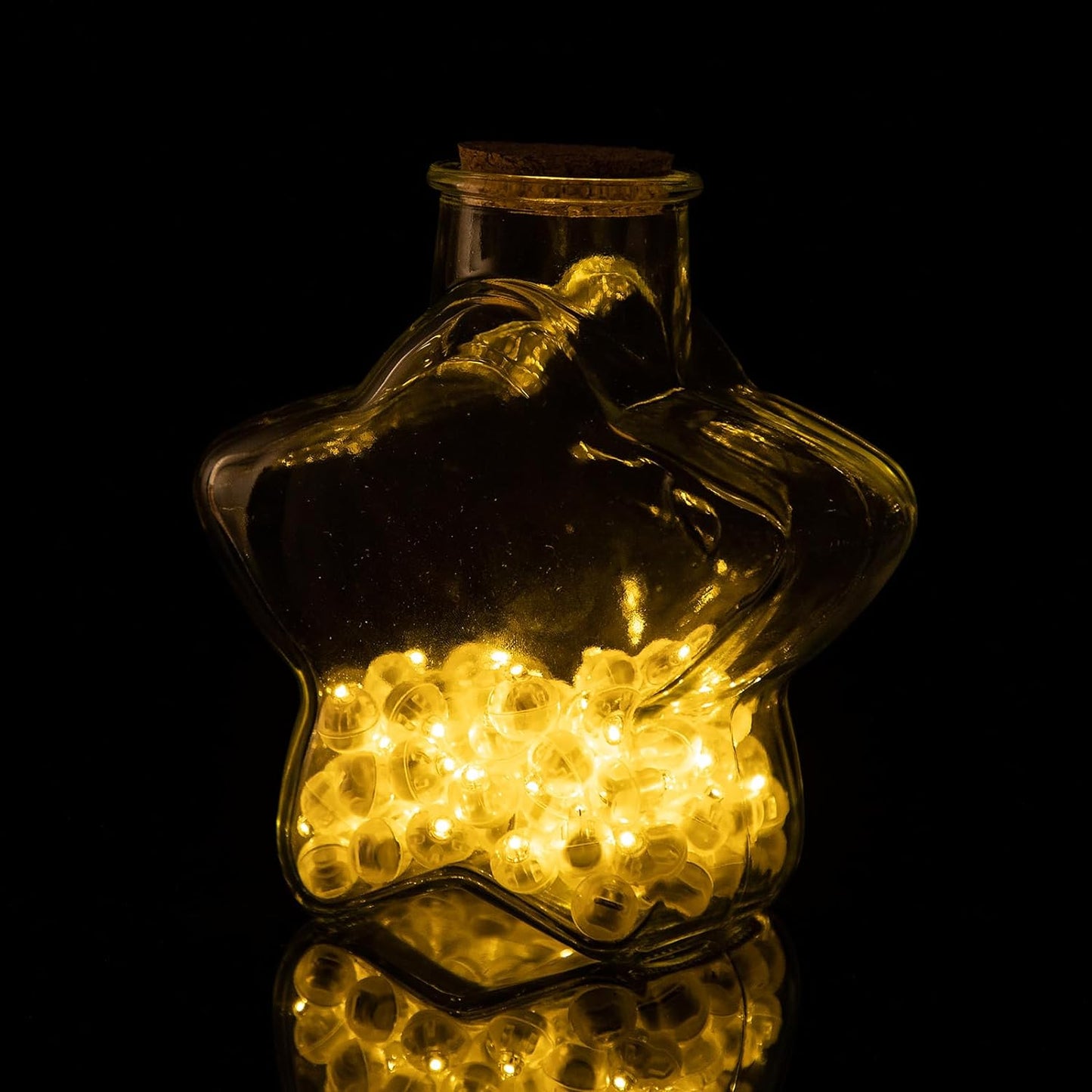 100pcs Warm White LED Balloon Light,Round Led Flash Ball Lamp for Paper Lantern Balloon,Indoor Outdoor Party Event Fun Birthday Party Wedding Decoration Supplies