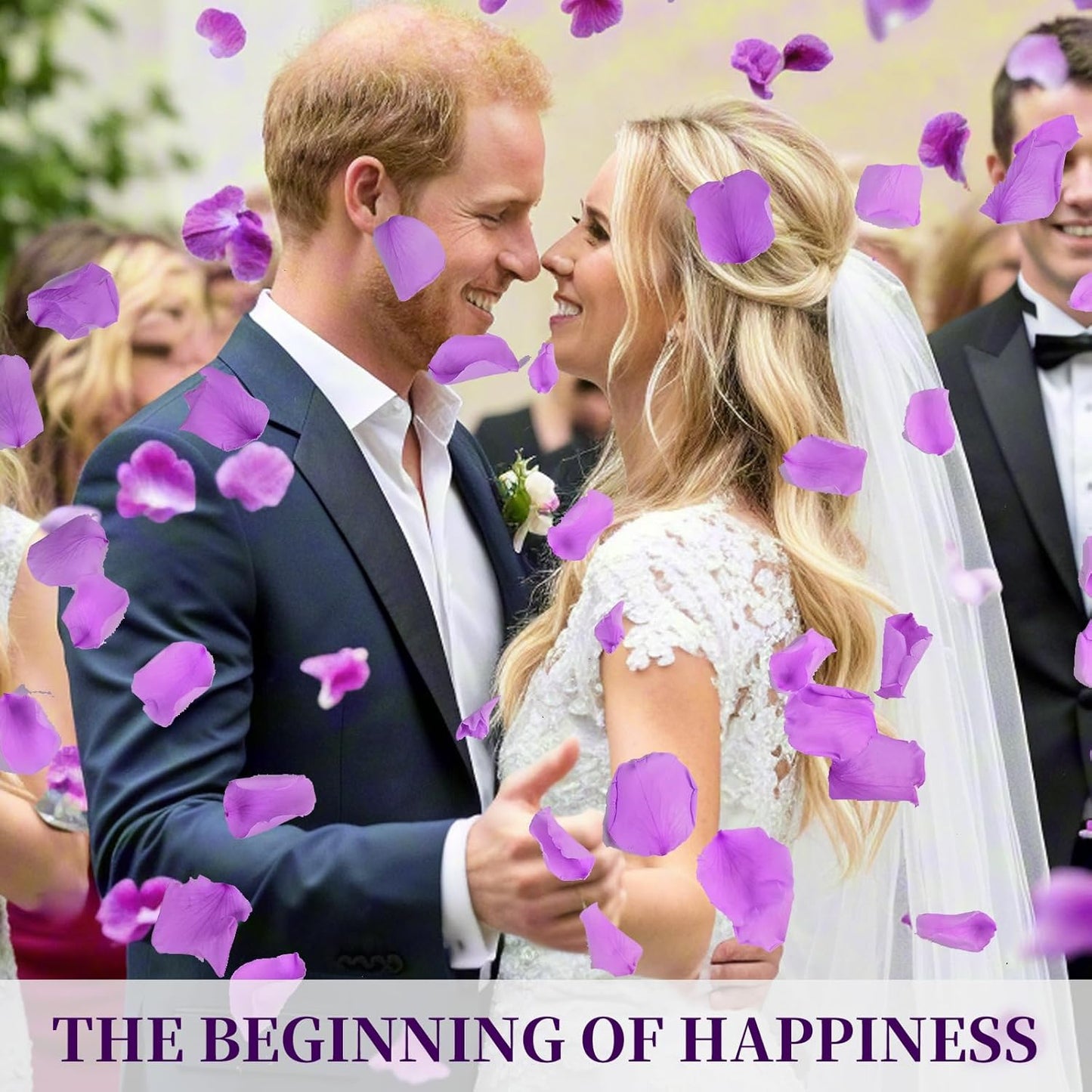 180 PCS Real Purple Rose Petals for Wedding, 1.76oz Dried Flower Petal for Flower Girl to Throw, Romantic Night Shower Party Proposal Centerpiece Table Decor