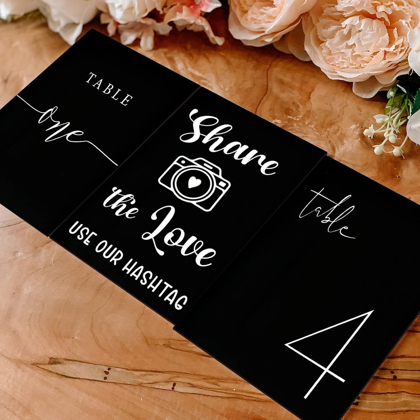 10 Pack Black Acrylic Sign Blanks for Table Numbers, 5 x 7 Inch Black Acrylic Blanks Sheets 1/8 inch Thick, Use for DIY Wedding Table Signs