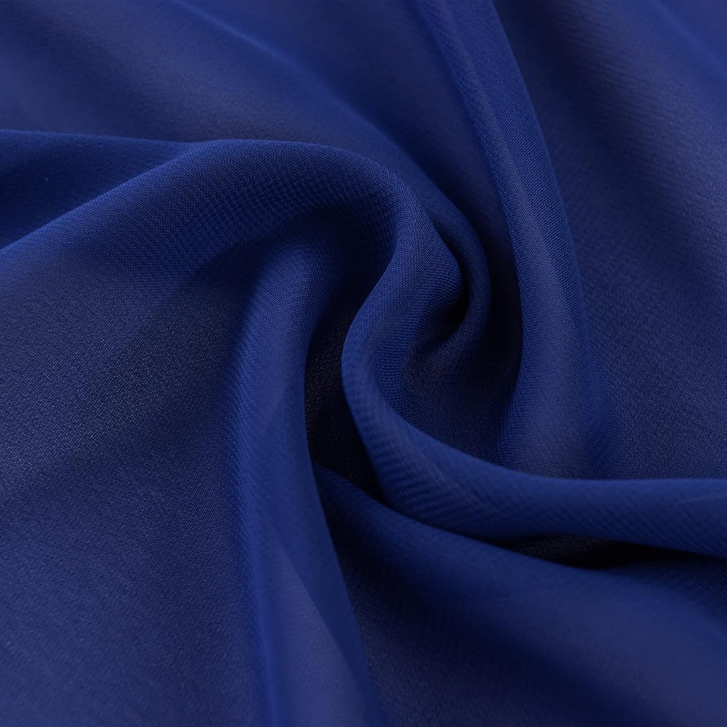 6Pack 9ft Chiffon Table Runner 14x108 Inch Sheer Romantic Table Runner for Wedding Birthday Party Bridal Shower Outdoor Decoration-Royal Blue