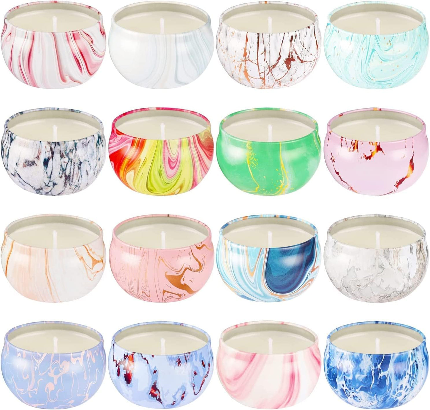 16 Packs Scented Candle Gift Set for Mom | Woman, 2.5oz Jar Candles for Home Scented Bath Yoga, Natural Soy Wax, Fragrance Candle for Mothers Day, Birthday, Valentine's Day…