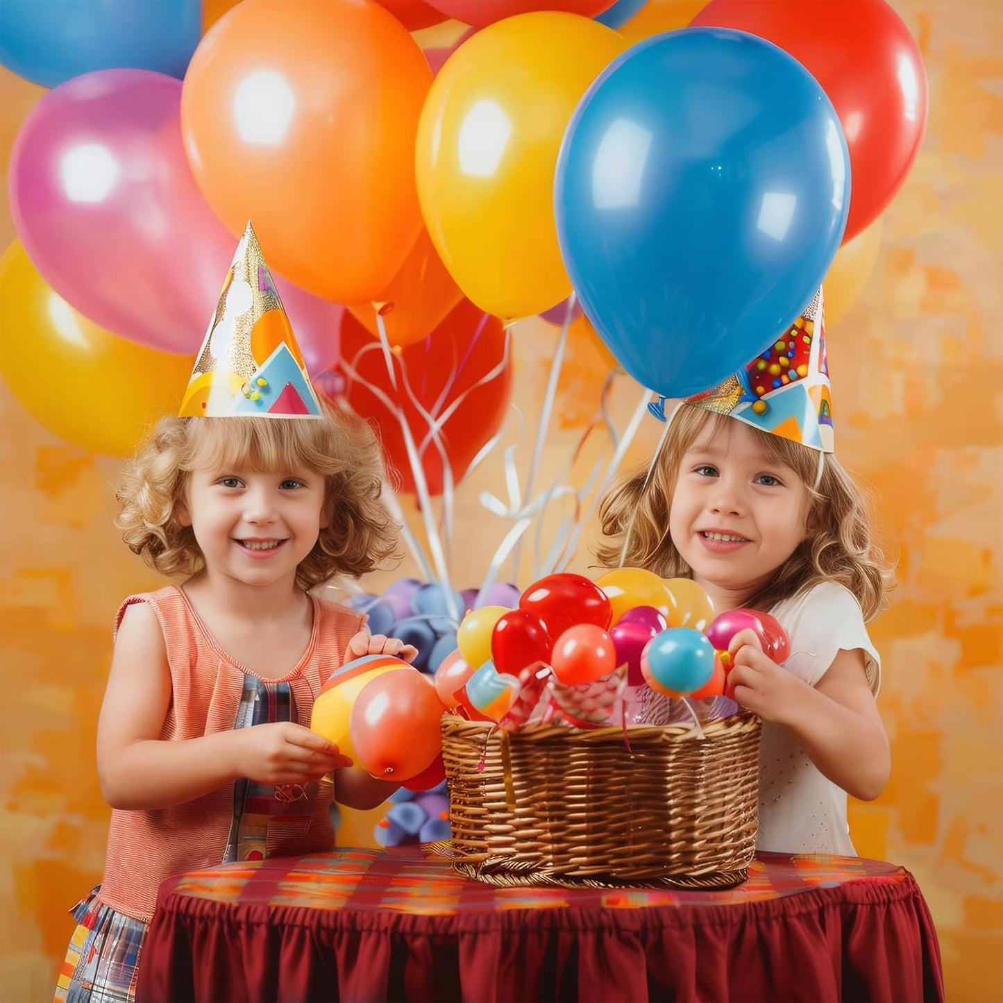 100 PCS Balloons, 12 Inch Assorted Colors Balloon & 10 Kinds of Color Balloons, Latex Balloon Bulk for Birthday, Baby Shower, Wedding, Family Party.