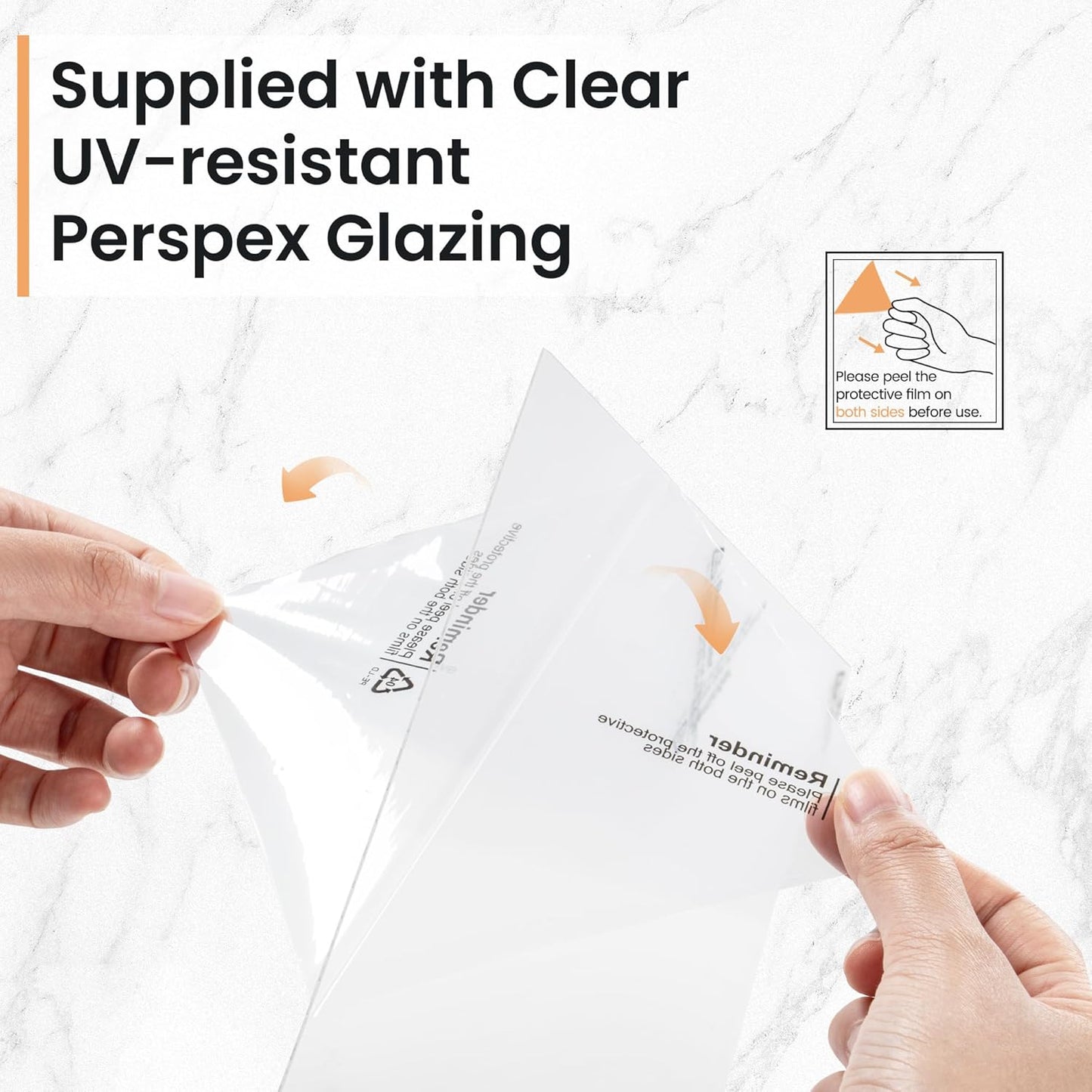 11x14 inch Picture Frame, 11x14 Photo Frames with 8x10 Removable Mat - High Definition Plexiglass - Vertical and Horizontal Display - Wall Hanging Frame - Gold, 5 Pack