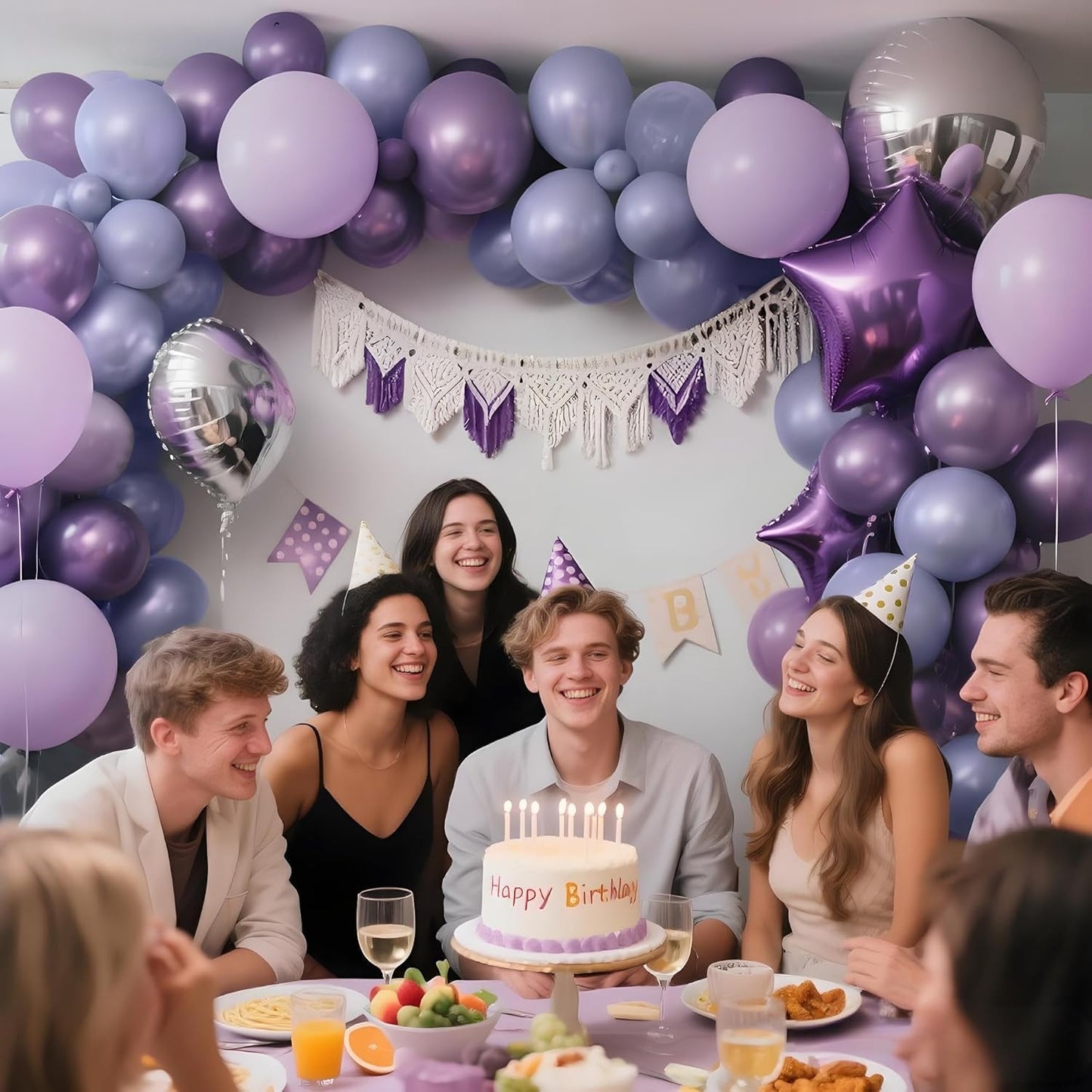 110pcs Dusty Blue Balloon 12 Inch, Blue Latex Balloons for Birthday Party Baby Shower Wedding(with 2 Ribbons).