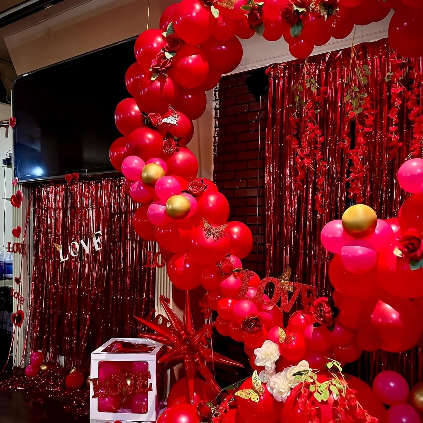 125 pcs Red 5 Inch Balloons,Small Balloons for Balloon Garland or Balloon Arch as Party Decorations, Birthday Decorations, Anniversary Party Decoration