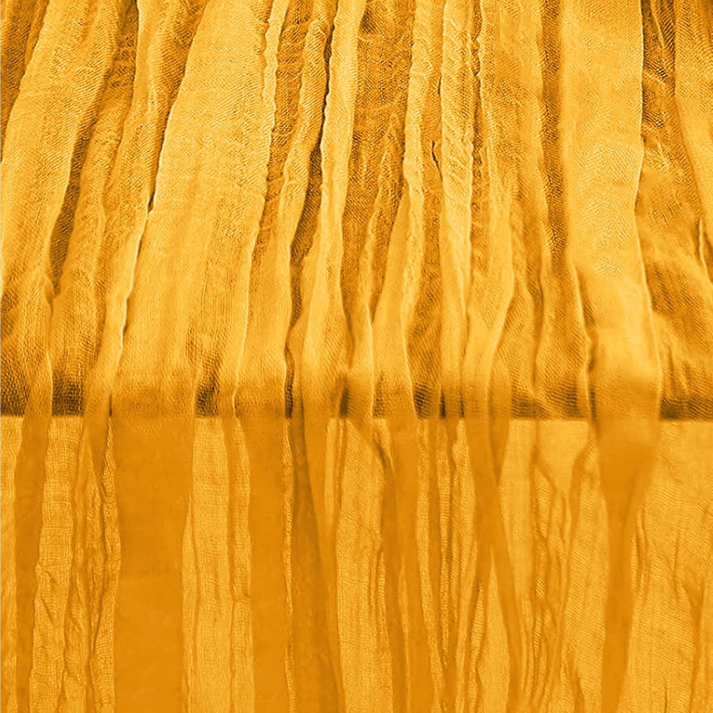 10 Pack Gold Cheesecloth Table Runner 35x120 Inch 10Ft Rustic Gauze Cheese Cloth Table Runner Sheer Cheesecloth Table Runners for Wedding Party Bridal Shower Decoration