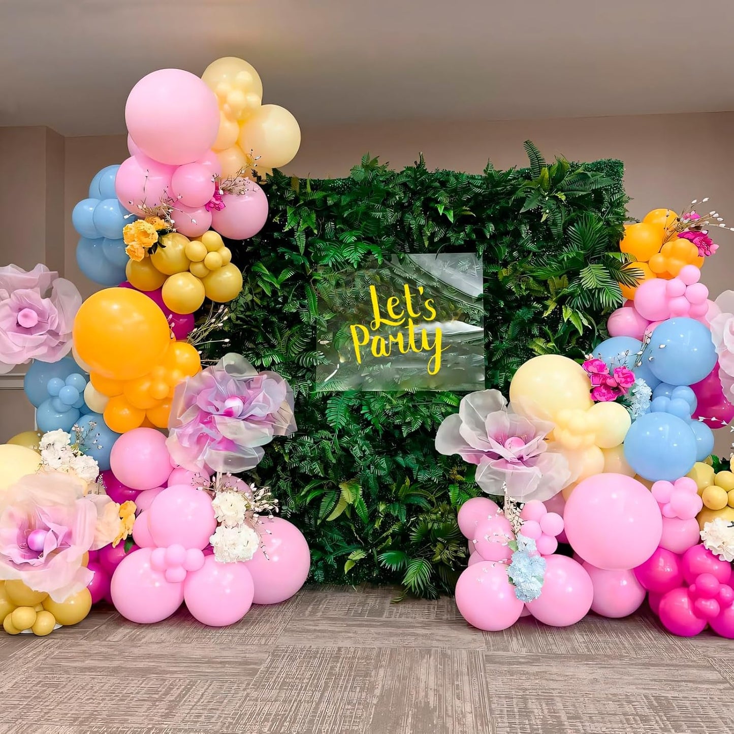 110pcs Pastel Pink Balloons 12 Inch Light Pink Latex Balloon Garland Arch Kit for Birthday Baby Shower Anniversary Graduation Wedding Party Decorations