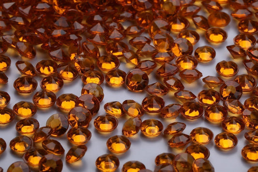 10000 pcs/Pack Wedding Table Scatter Confetti Crystals Acrylic Diamonds Vase Fillers 4.5 mm Rhinestones for Wedding, Bridal Shower, Vase Beads Decorations (Coffee)