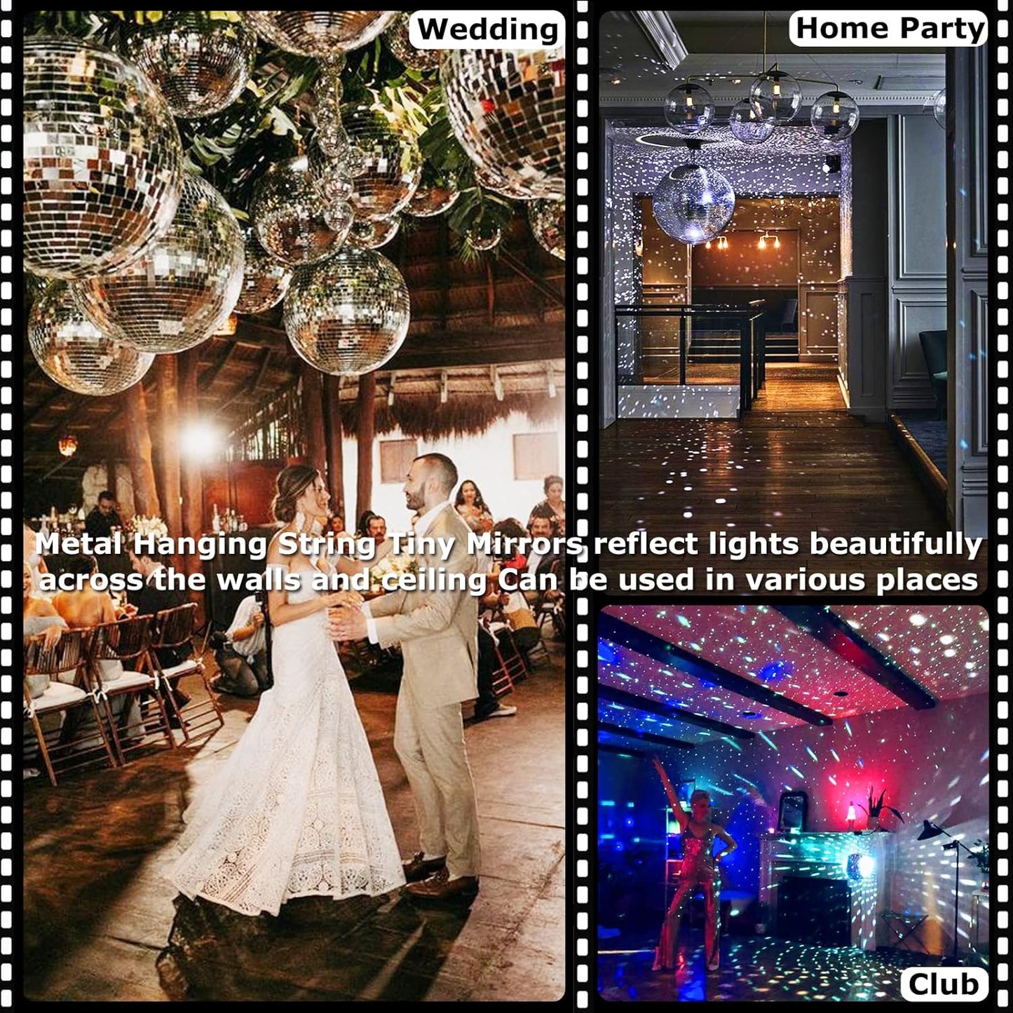 16-Inch Large Disco Ball – Mirror Ball Disco Ball Decor for Parties, Weddings, and Fun Party Events