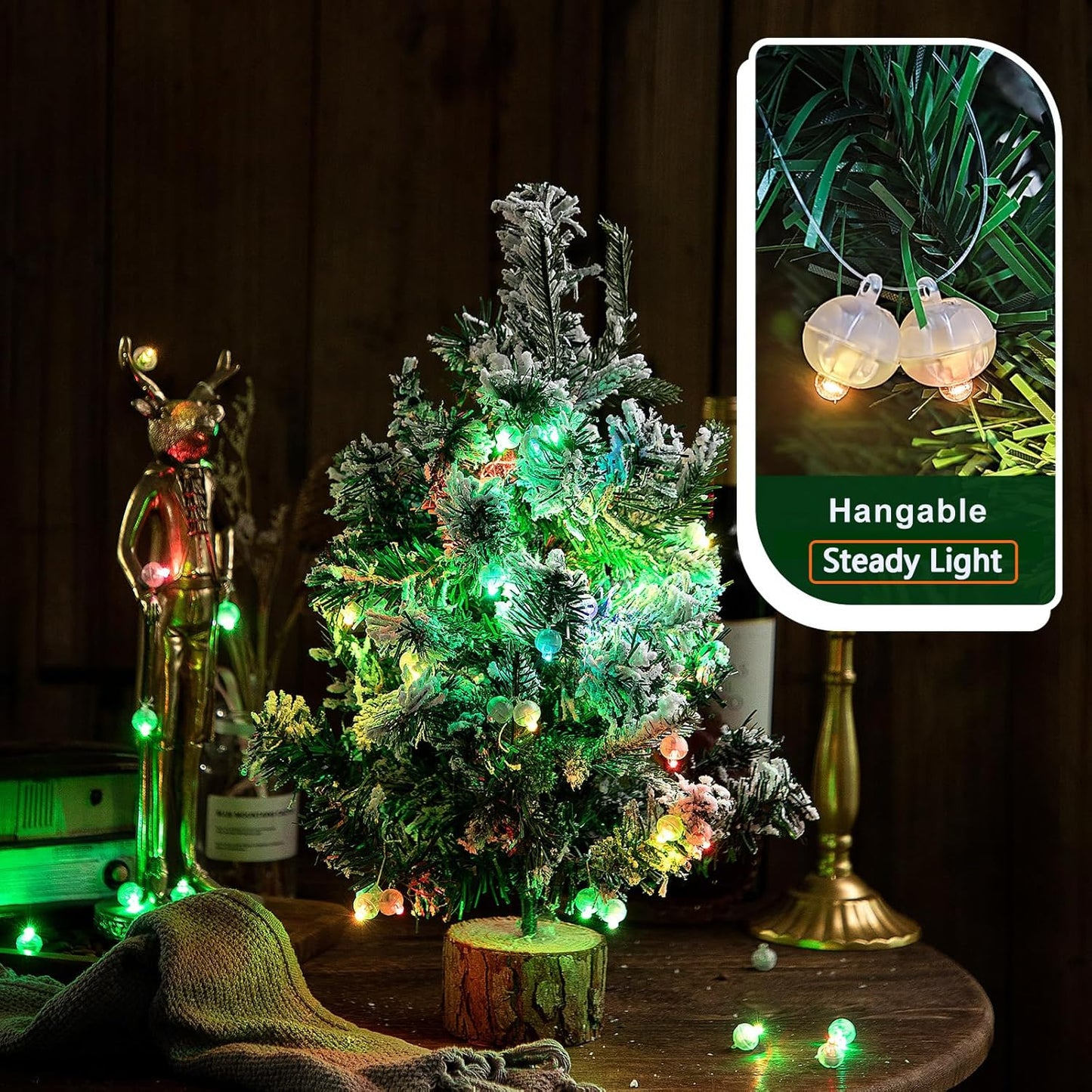 100PCs Mini Led Lights, Led Balloons Light for Party Decorations Neon Party Lights for Paper Lantern Easter Eggs Birthday Party Wedding Halloween Christmas Decoration(Glow steadily White)