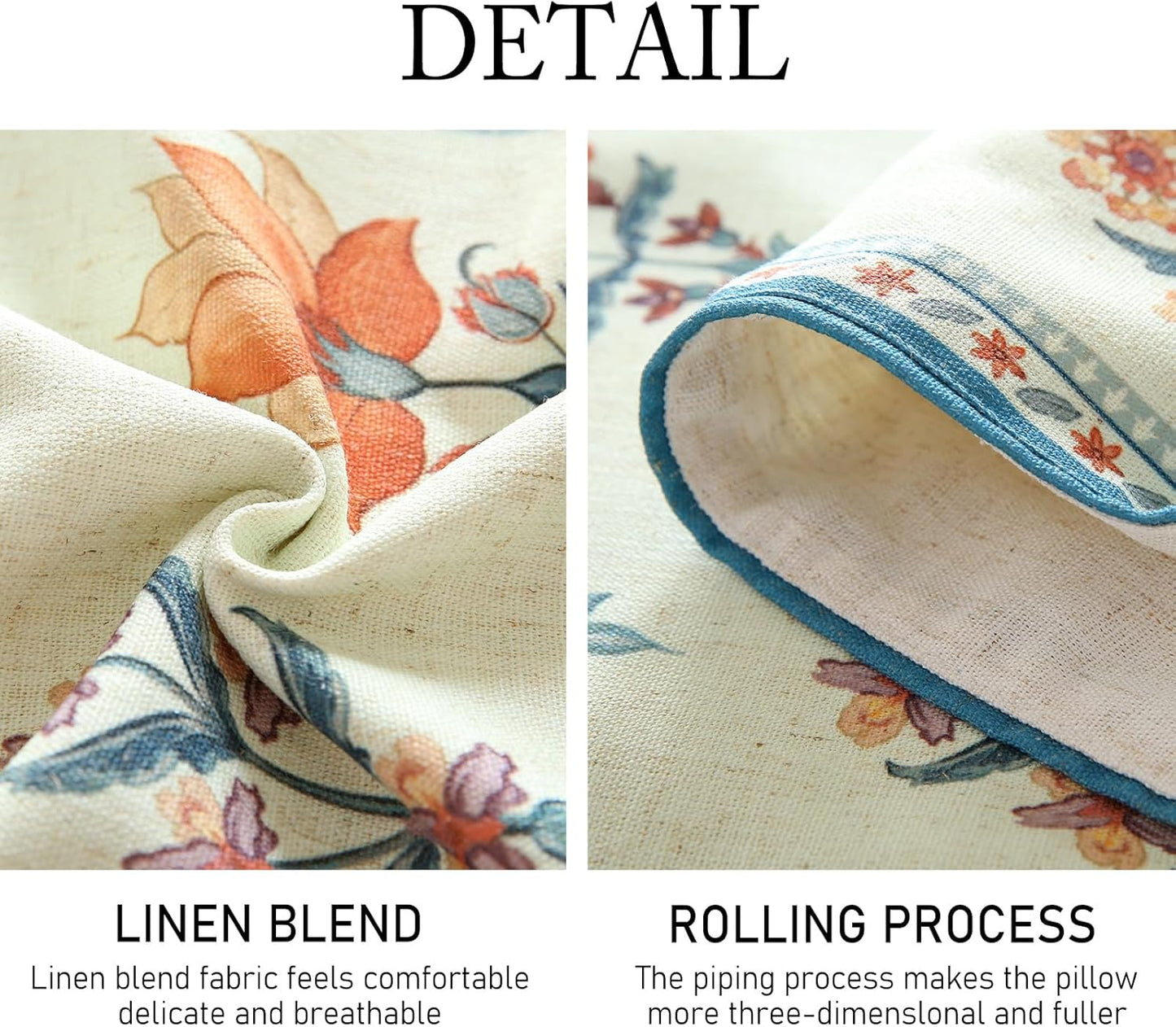 ISAENNE Designer Light Green Linen Table Runner 87 Inches Long,French Floral Patterns Elegant Table Runner for Dining Tables,Thanksgiving,Kitchen Tables,Christmas,12"*87"-Floralsea B