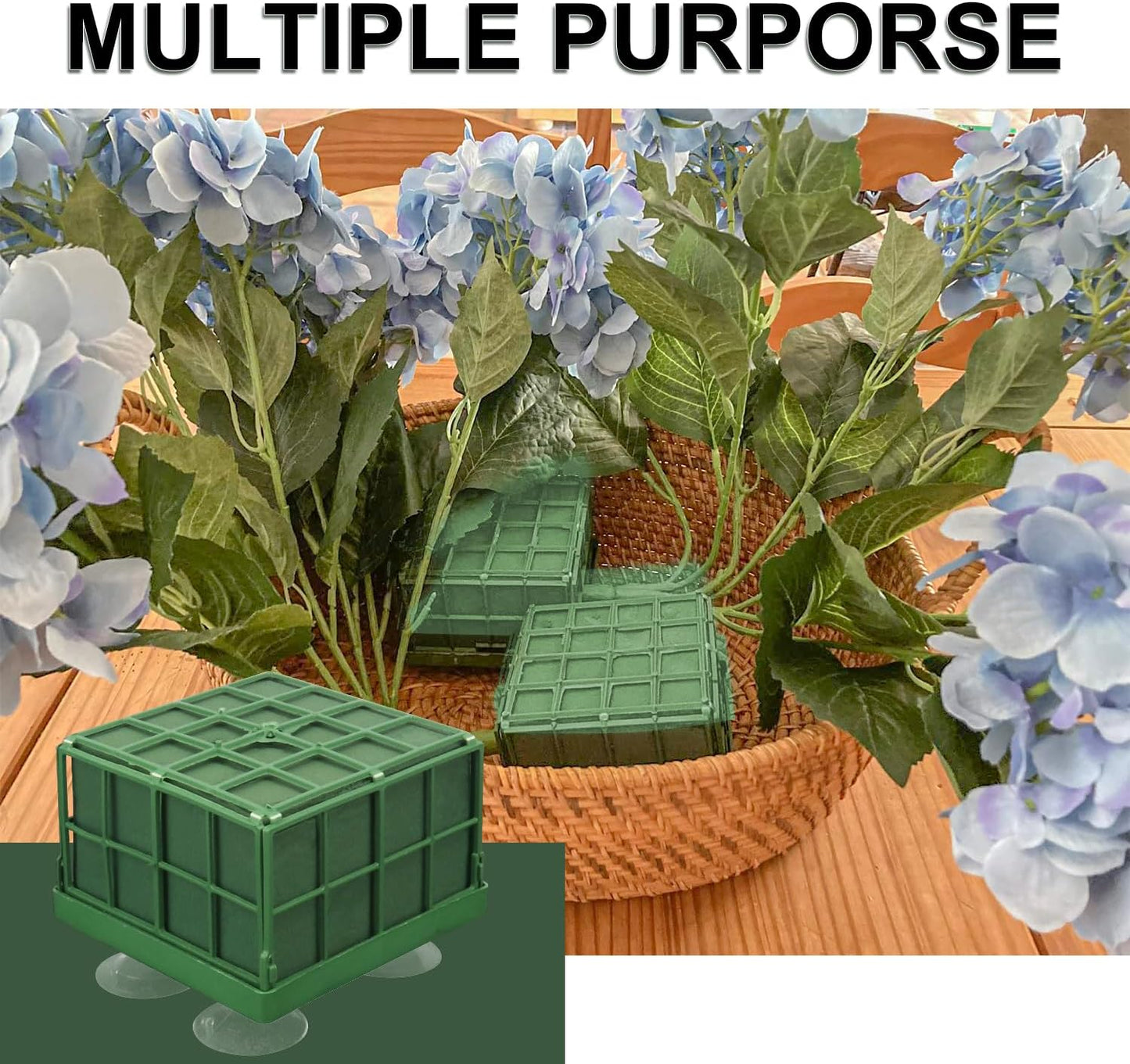 10 Pack Floral Foam Cage, Premium Floral Cage Foam Box for Fresh and Artificial Flowers – Perfect for Wedding, Home and Garden Decorations(4.5 x 4.5 x 3.75 inch) by IHDYPPEW