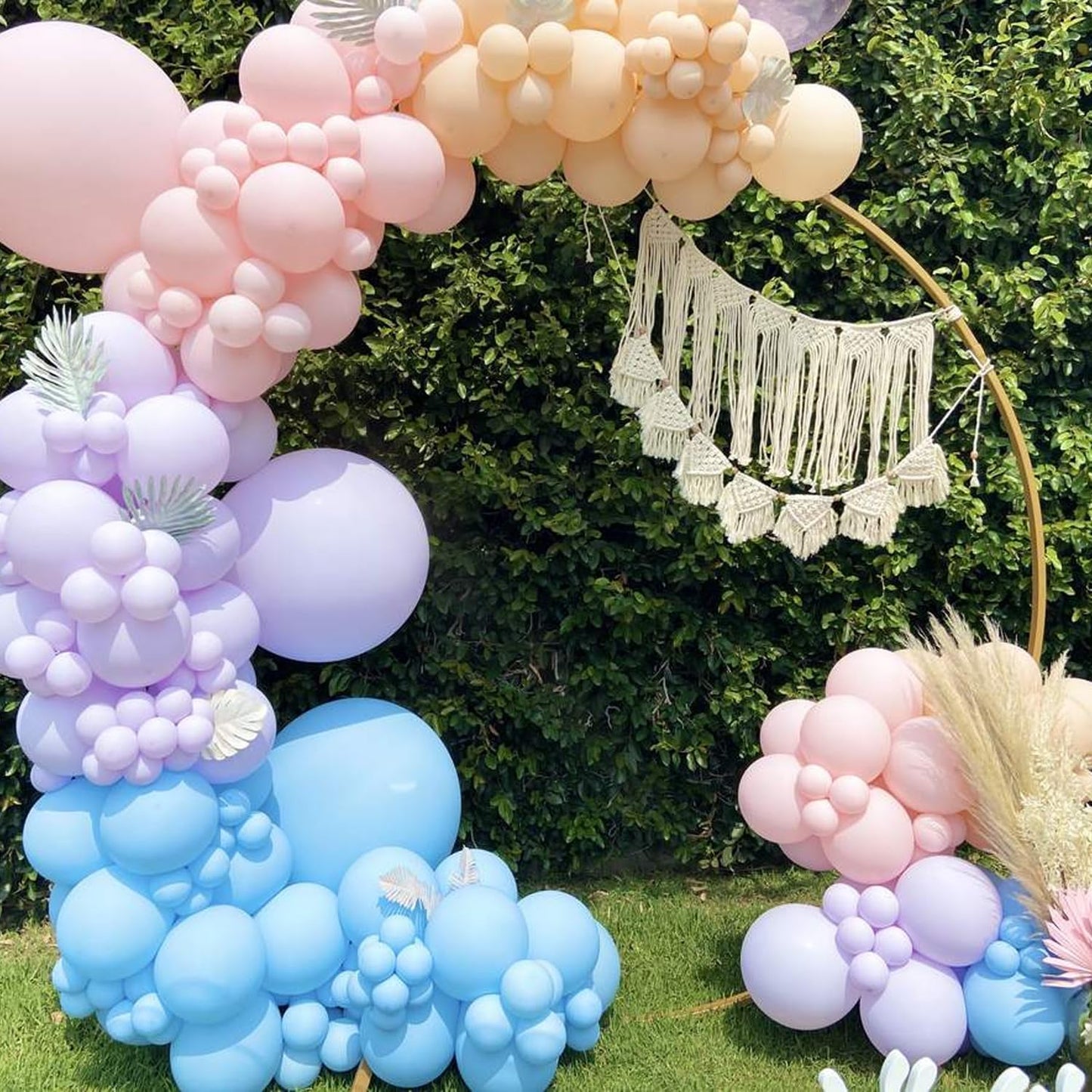 110pcs Pastel Blue Balloons 12 Inch Latex Light Blue Balloon Garland Arch Kit for Birthday Baby Shower Wedding Anniversary Graduation Party Decorations