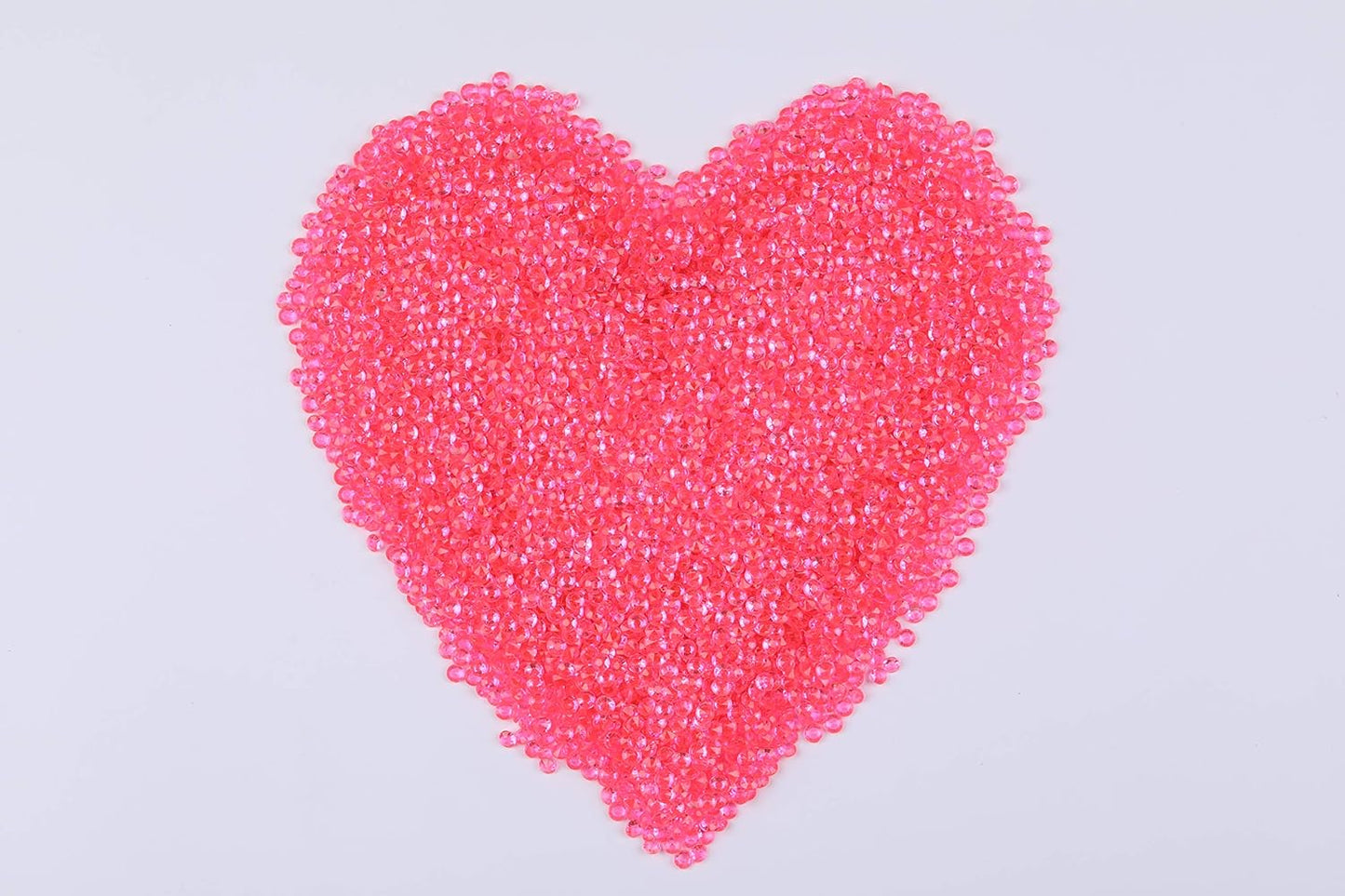 10000 pcs/Pack Wedding Table Scatter Confetti Crystals Acrylic Diamonds Vase Fillers 4.5 mm Rhinestones for Wedding, Bridal Shower, Vase Beads Decorations (Hot Pink)
